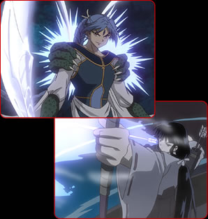 kyko and one of the four god like demons